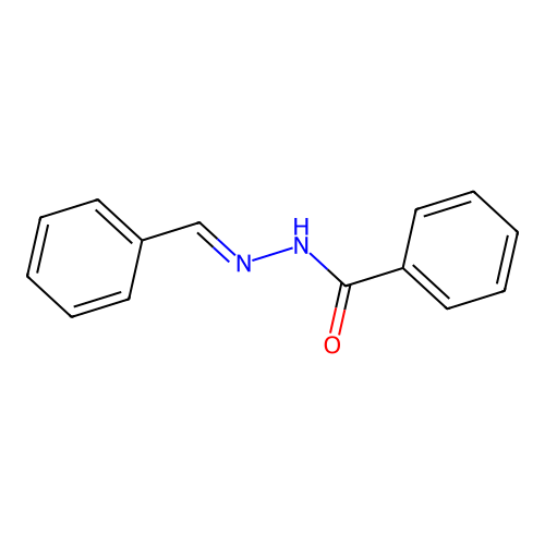 N-(benzylideneamino)benzamide structure