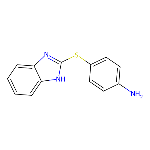 4-(1H-benzimidazol-2-ylthio)aniline structure