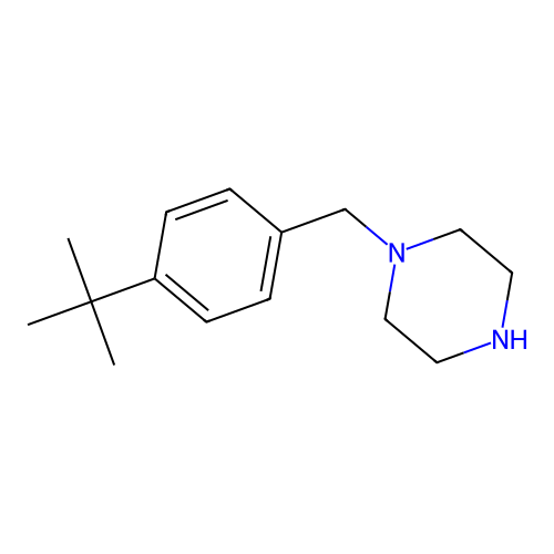 1-(4-tert-Butylbenzyl)piperazine structure