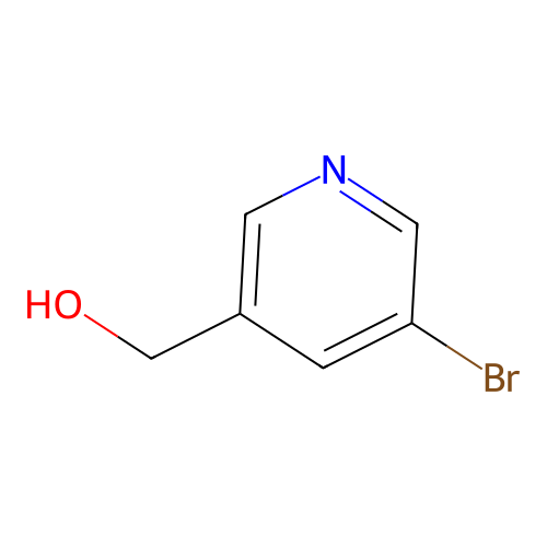 (5-Bromo-3-pyridinyl)methanol structure
