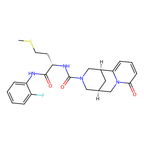 C23H27FN4O3S structure