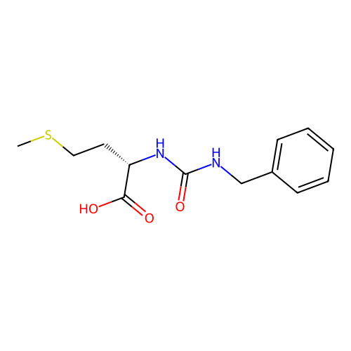 N-(benzylcarbamoyl)-L-methionine structure