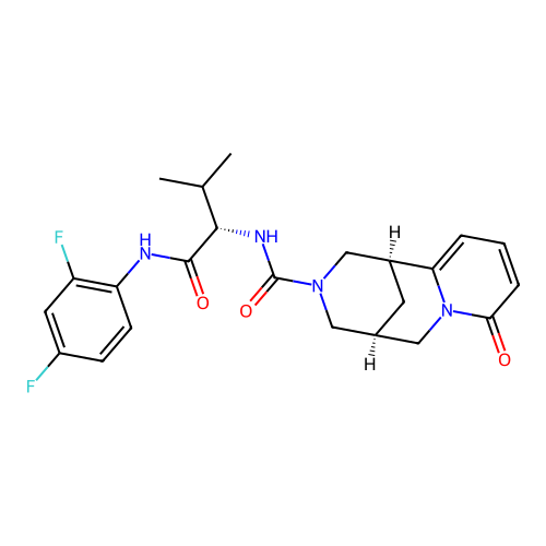 C23H26F2N4O3 structure