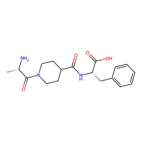 N-{[1-(L-alanyl)piperidin-4-yl]carbonyl}-L-phenylalanine structure