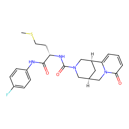 C23H27FN4O3S structure