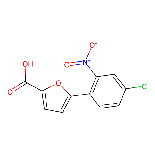 5-(4-Chloro-2-nitrophenyl)-2-furoic acid structure