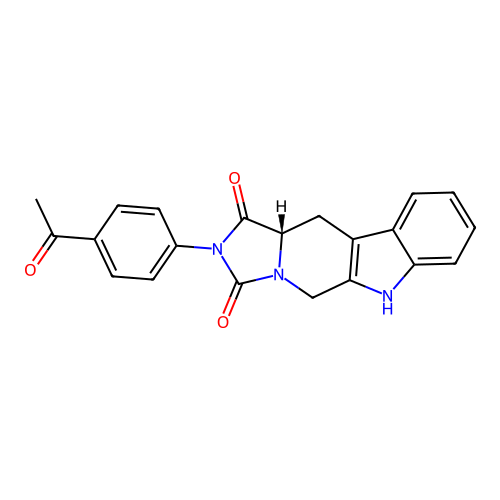 C21H17N3O3 structure