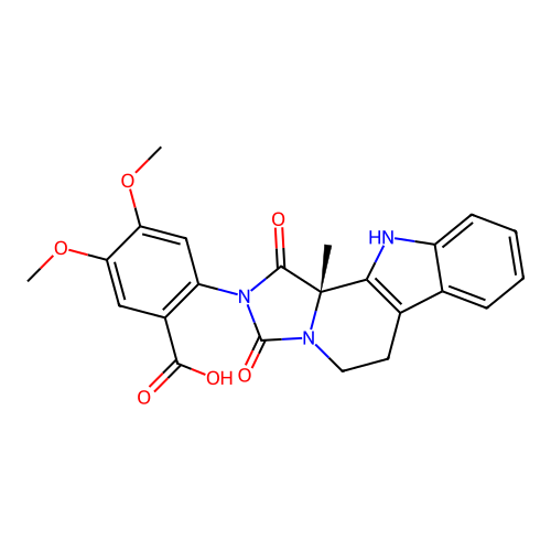 C23H21N3O6 structure