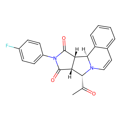 C22H17FN2O3 structure