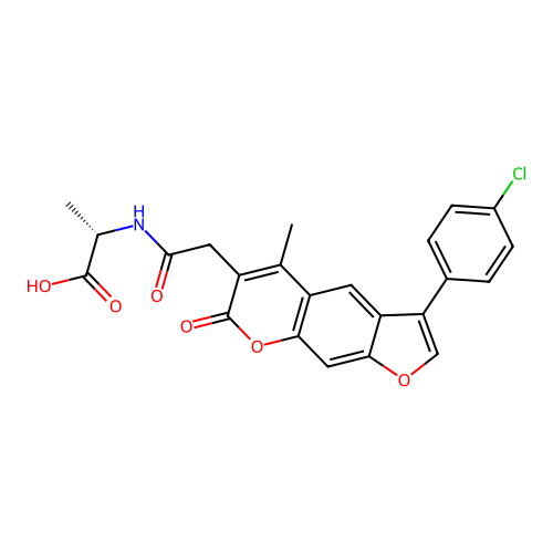 C23H18ClNO6 structure