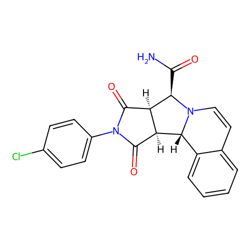 C21H16ClN3O3 structure