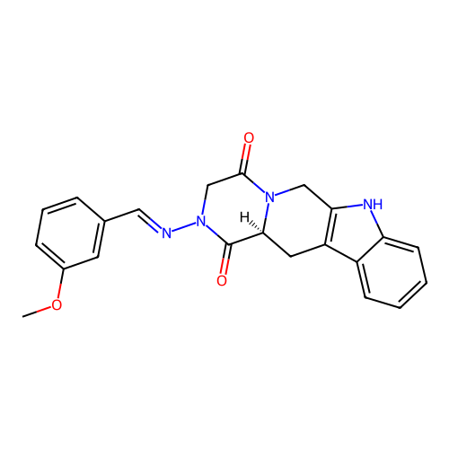 C22H20N4O3 structure