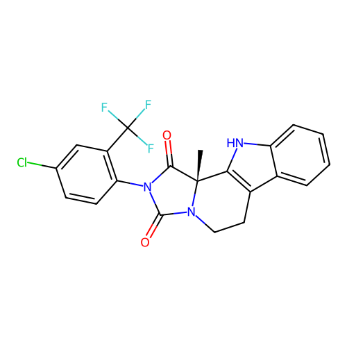 C21H15ClF3N3O2 structure