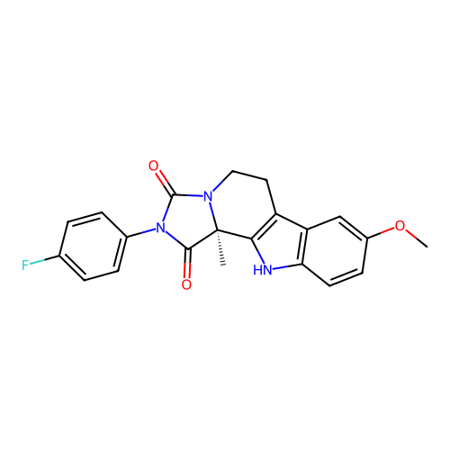 C21H18FN3O3 structure