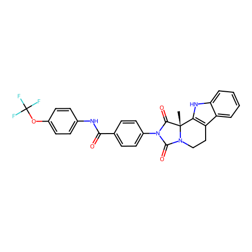 C28H21F3N4O4 structure