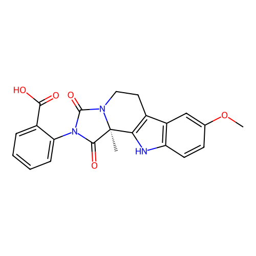 C22H19N3O5 structure