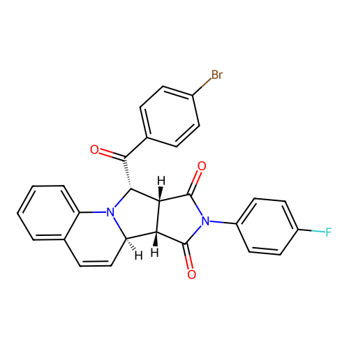 C27H18BrFN2O3 structure