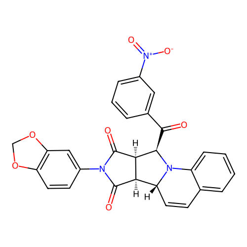 C28H19N3O7 structure