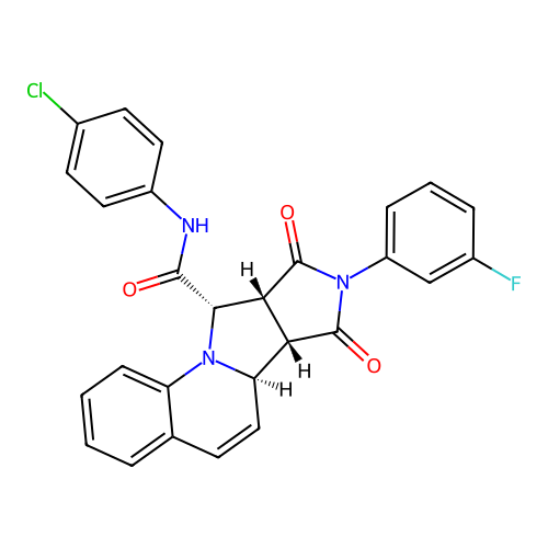 C27H19ClFN3O3 structure