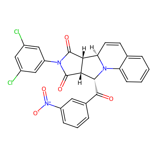 C27H17Cl2N3O5 structure