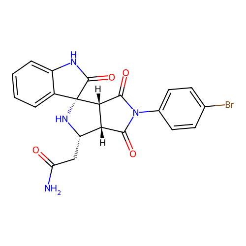 C21H17BrN4O4 structure