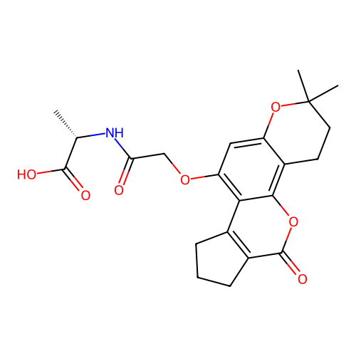 C22H25NO7 structure
