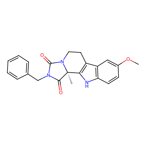 C22H21N3O3 structure
