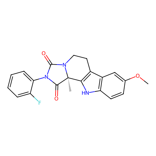 C21H18FN3O3 structure