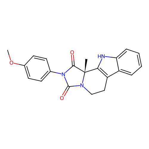 C21H19N3O3 structure