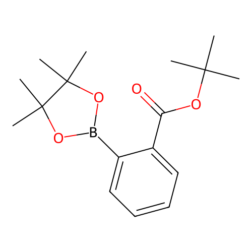 Tert-butyl 2-(4,4,5,5-tetramethyl-1,3,2-dioxaborolan-2-yl)benzoate structure