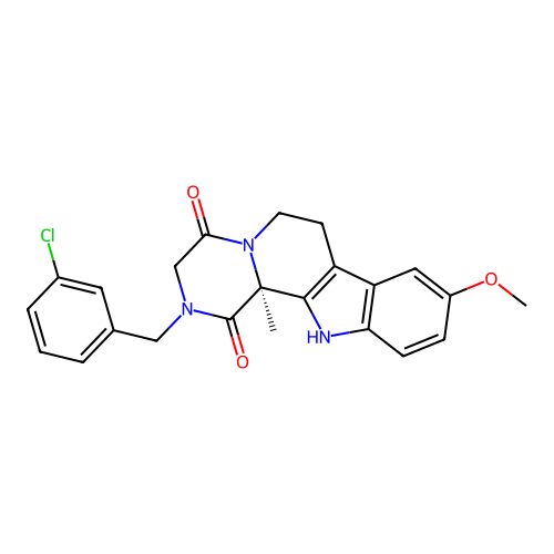 C23H22ClN3O3 structure