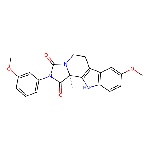 C22H21N3O4 structure