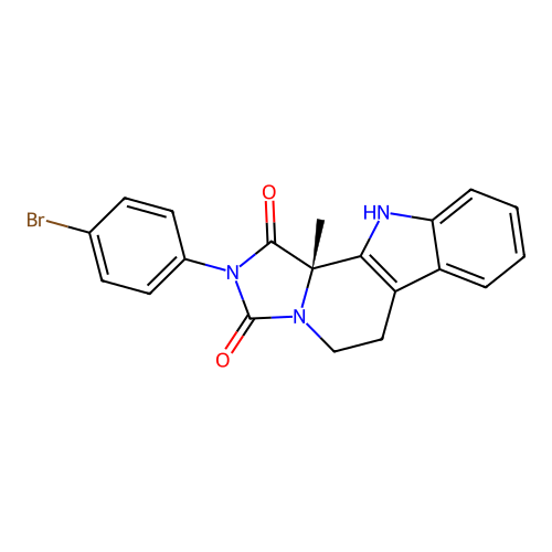 C20H16BrN3O2 structure
