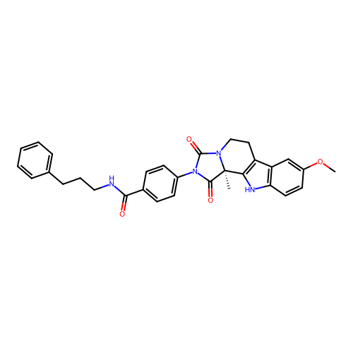 C31H30N4O4 structure