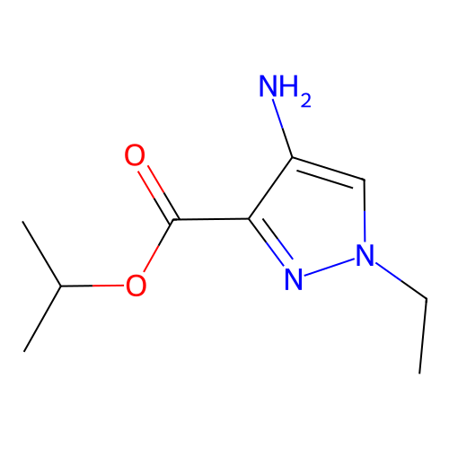 Isopropyl 4-amino-1-ethyl-1h-pyrazole-3-carboxylate structure