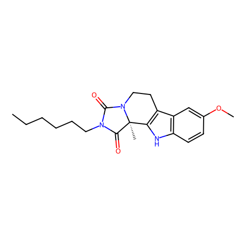 C21H27N3O3 structure