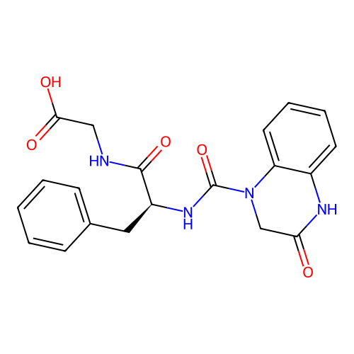 N-[(3-hydroxyquinoxalin-1(2H)-yl)carbonyl]-L-phenylalanylglycine structure