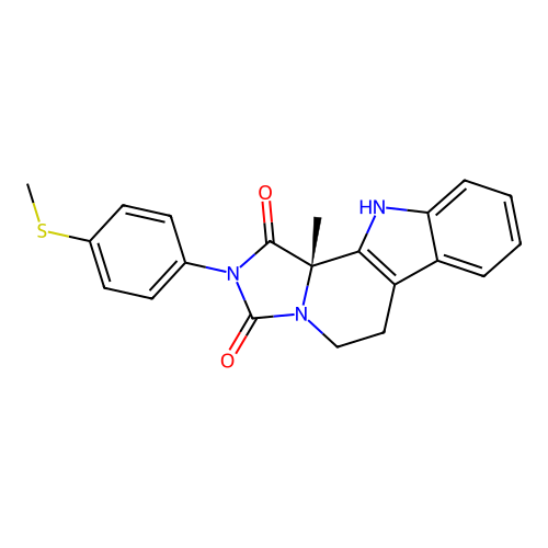 C21H19N3O2S structure