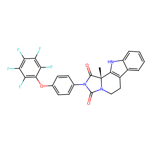 C26H16F5N3O3 structure