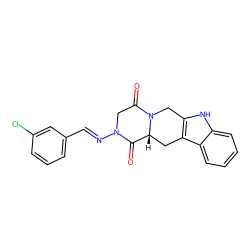 C21H17ClN4O2 structure