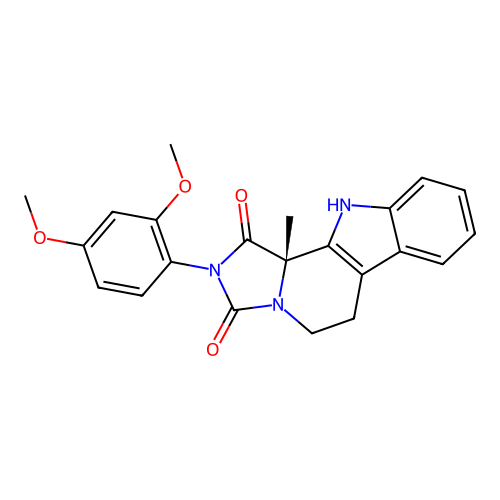 C22H21N3O4 structure