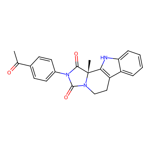 C22H19N3O3 structure