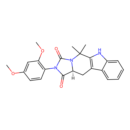 C23H23N3O4 structure