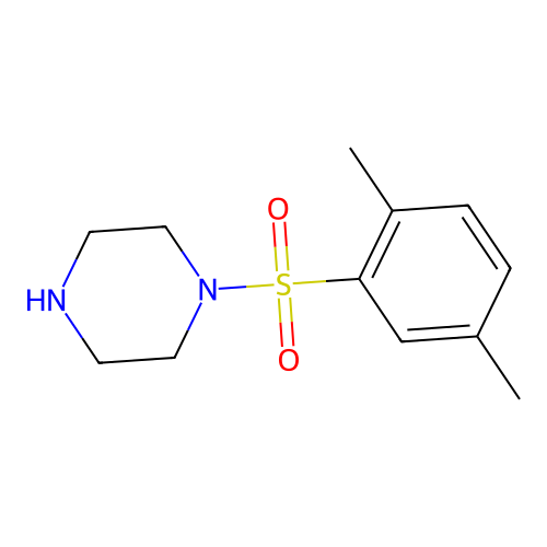 Piperazine, 1-((2,5-dimethylphenyl)sulfonyl)- structure
