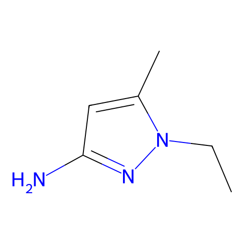 1-ethyl-5-methyl-1H-pyrazol-3-amine structure