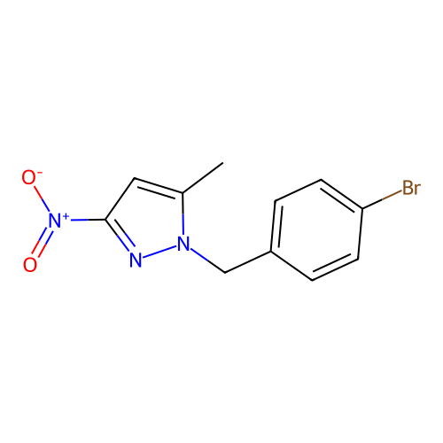 1-(4-Bromo-benzyl)-5-methyl-3-nitro-1H-pyrazole structure