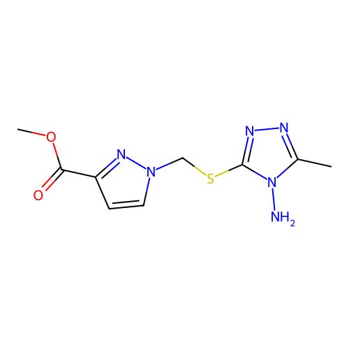 C9H12N6O2S structure