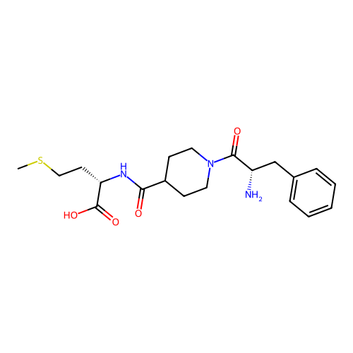 N-{[1-(L-phenylalanyl)piperidin-4-yl]carbonyl}-L-methionine structure