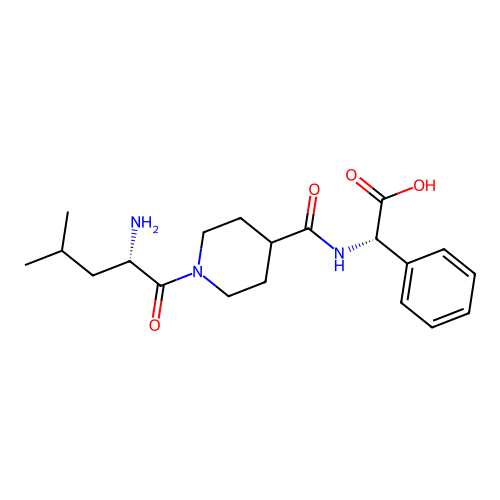 (2S)-({[1-(L-leucyl)piperidin-4-yl]carbonyl}amino)(phenyl)ethanoic acid structure