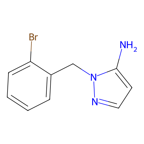 1-(2-Bromobenzyl)-1H-pyrazol-5-amine structure